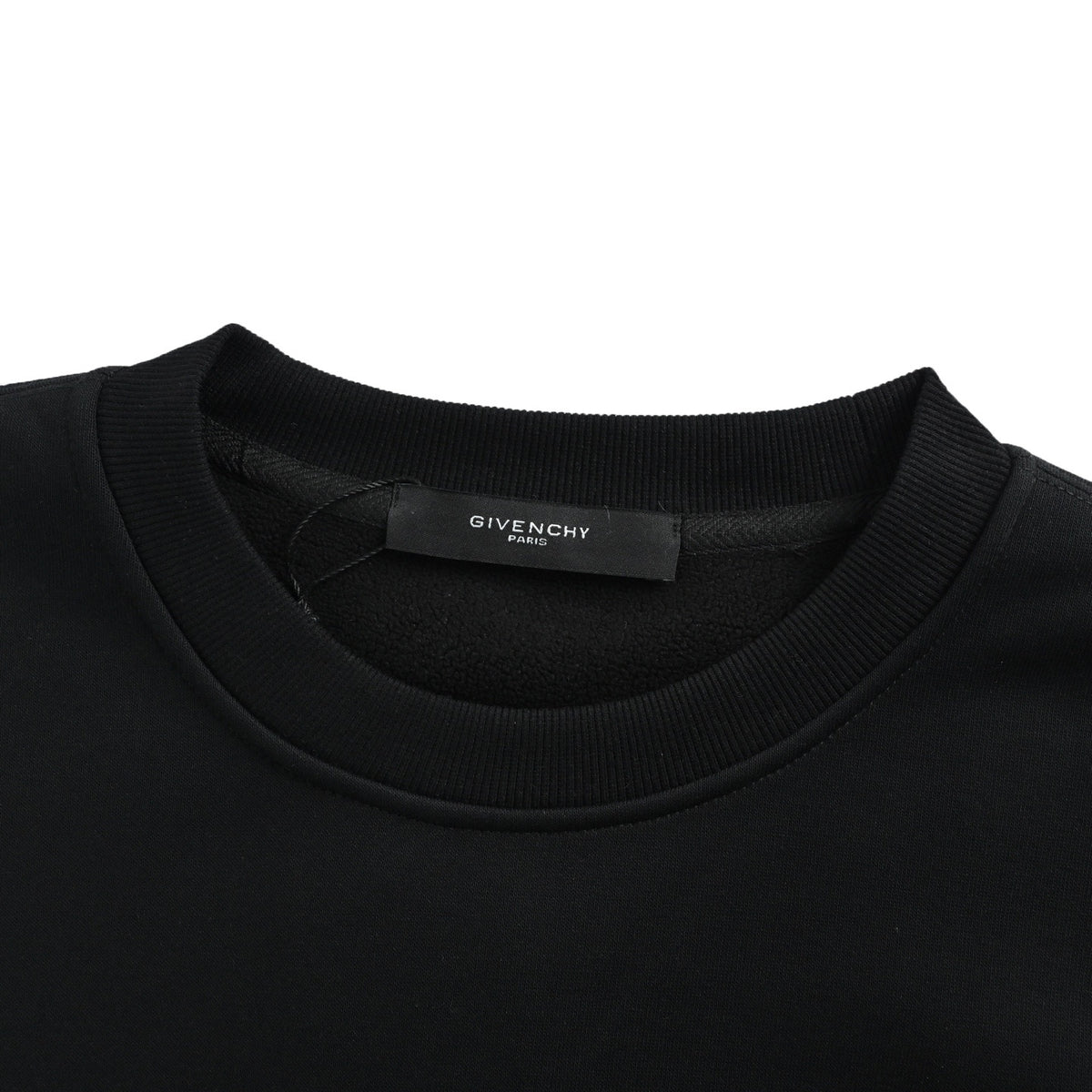 GIVENCHY 25Fw silicone letter round neck sweatshirt