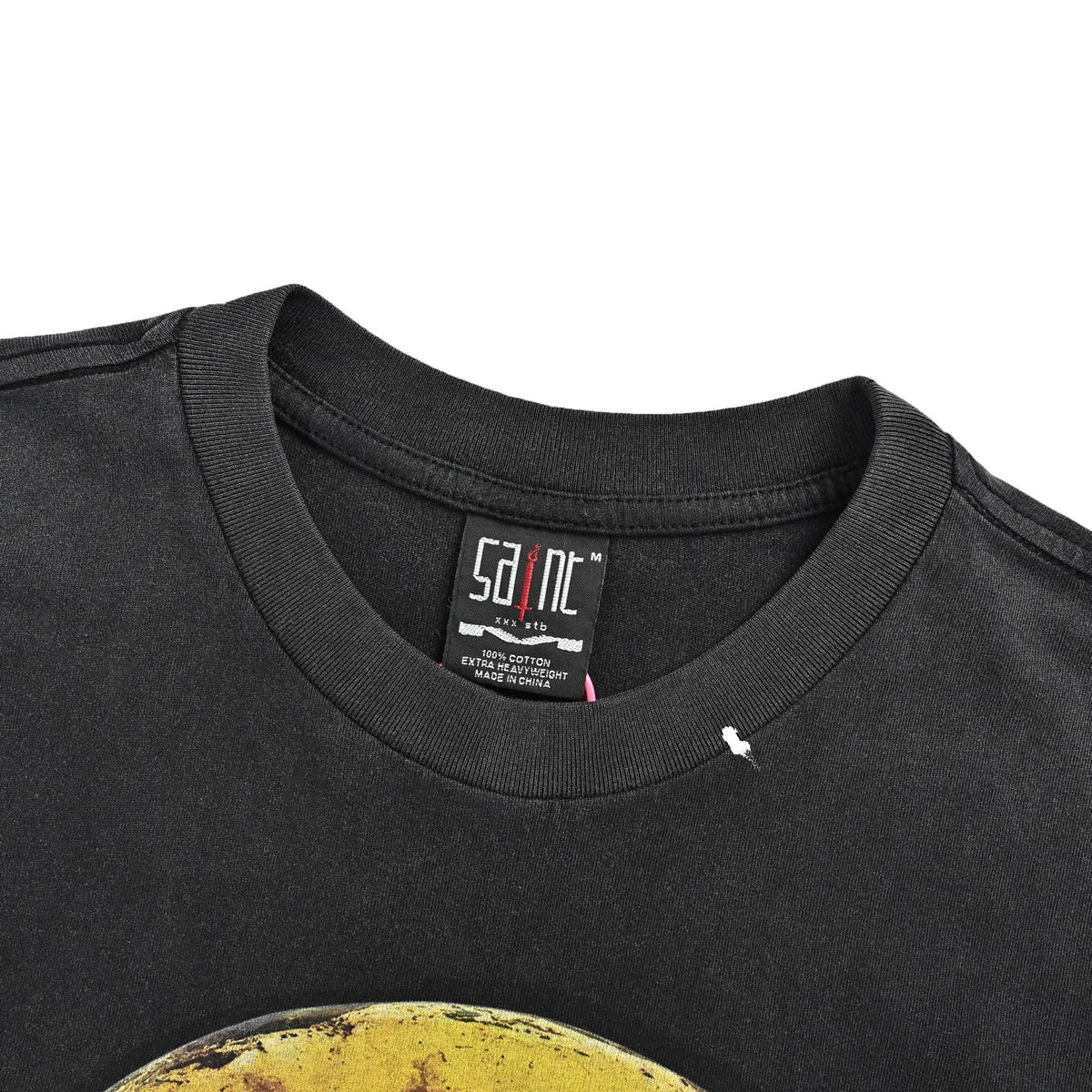 SAINT MICHAEL SM rusty smiley print short sleeves