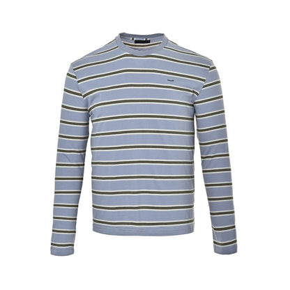 Prada lilac striped long-sleeved T-shirt