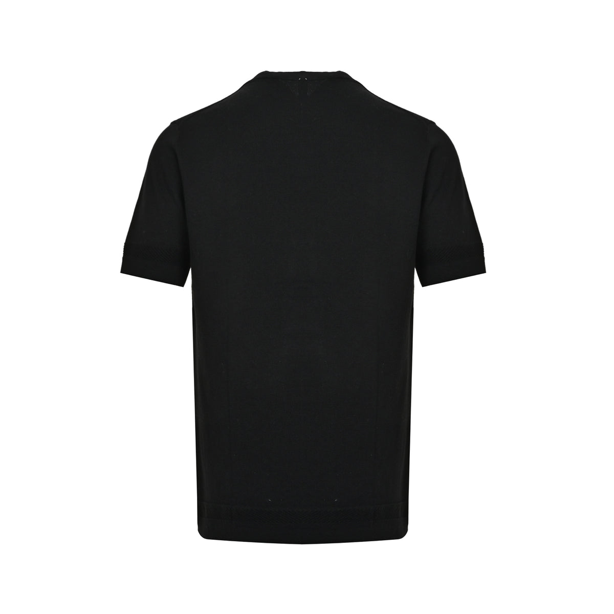 Berluti classic Thebor chest embroidered mulberry silk cotton knitted short sleeves