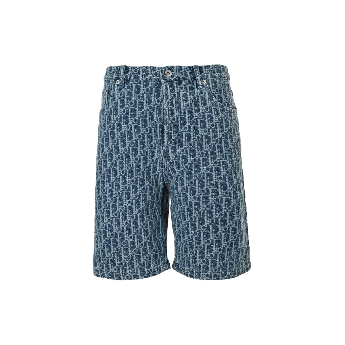 Dior all-over printed denim shorts