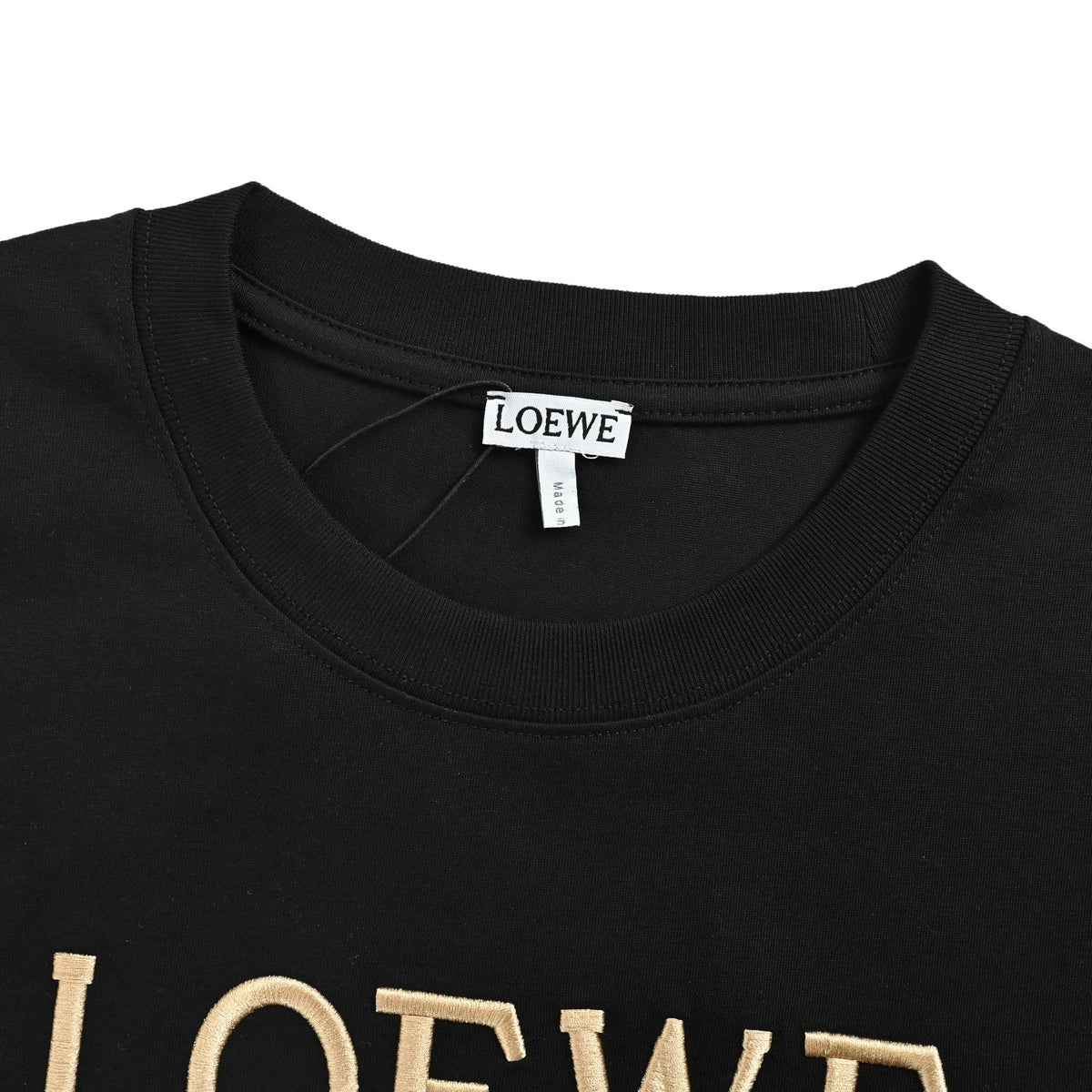 Loewe/Luoyiwei 22ss embroidered logo short sleeves