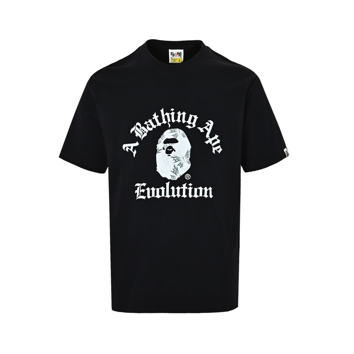 Bape EVOLUTION tour joint ape head print short sleeves