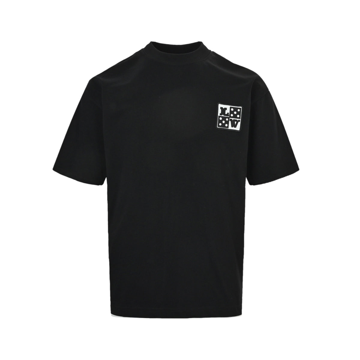 Louis Vuitton 26ss letter patch logo embroidered short sleeves