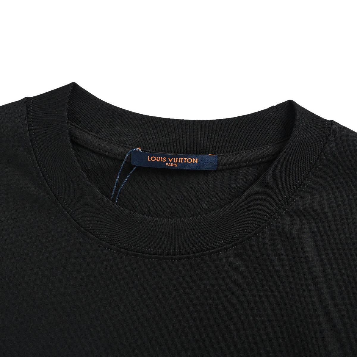 Louis Vuitton 26ss signature letter embroidered short sleeves
