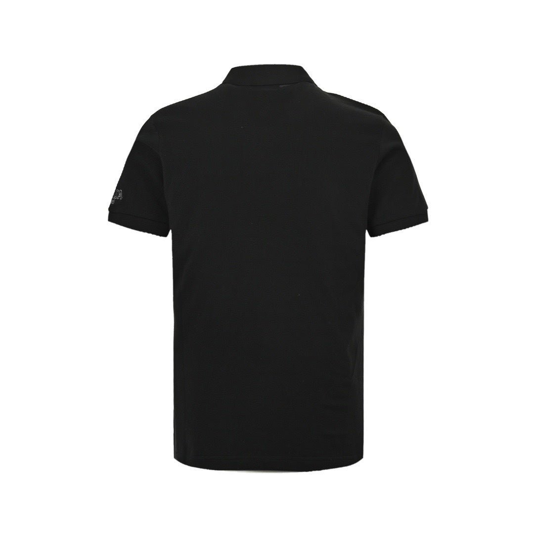 Prada 24ss red trim nylon pocket Polo short sleeves