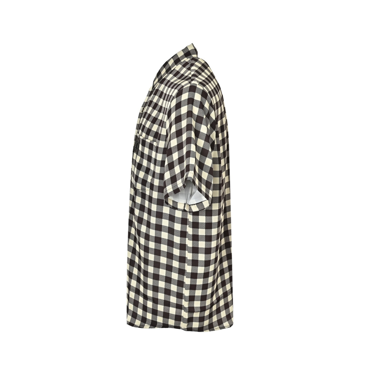 Louis Vuitton pocket logo checkerboard short-sleeved shirt