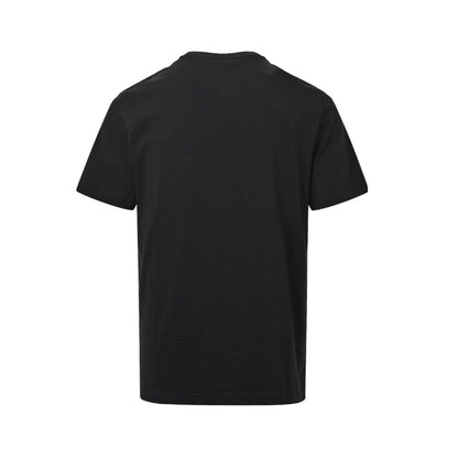 Moncler/Mask 26ss embroidered logo fake two piece short sleeves