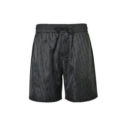 Dior dark pattern old flower jacquard shorts