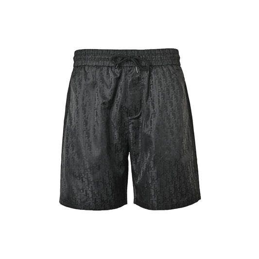 Dior dark pattern old flower jacquard shorts