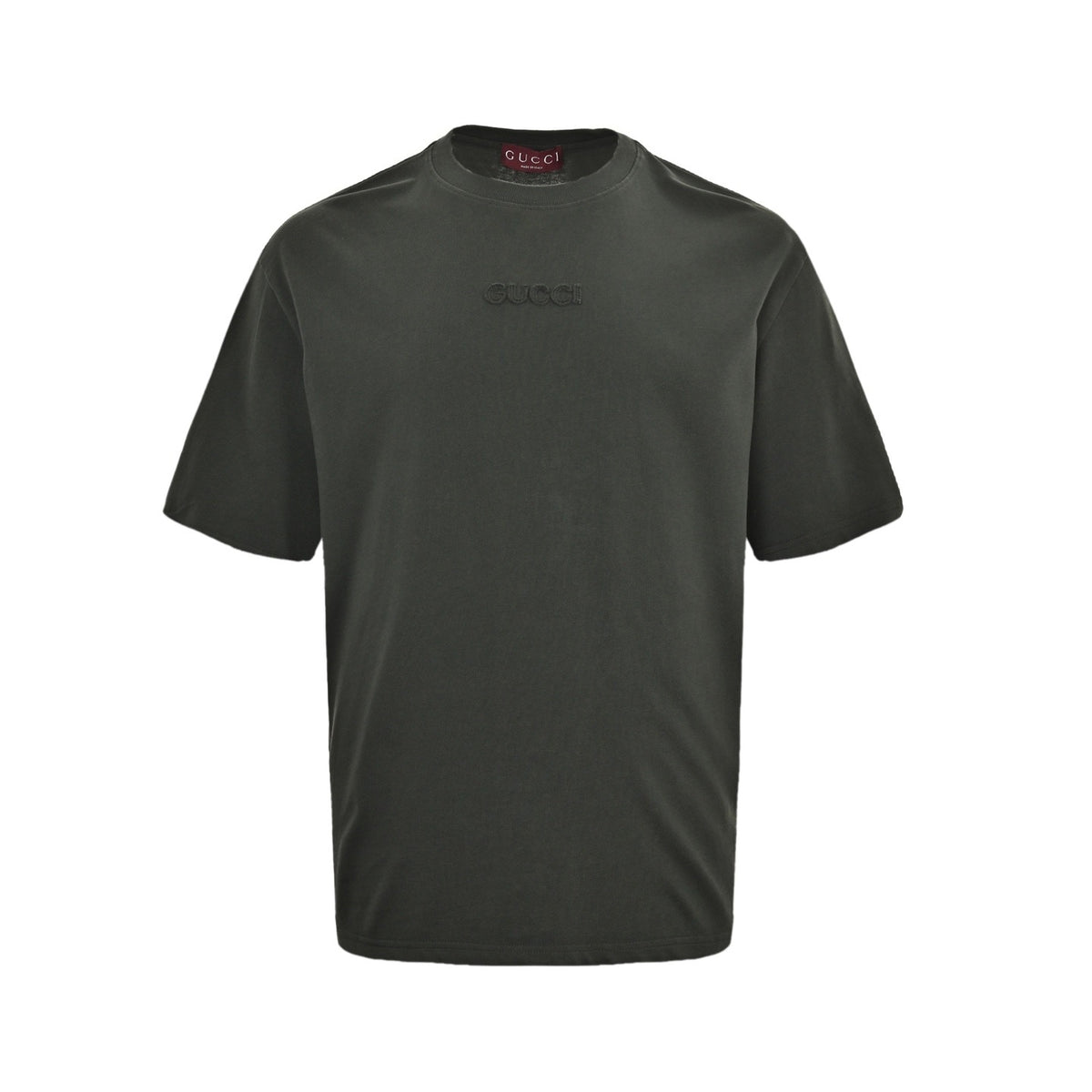 Gucci 25ss short sleeves with embroidered patch on the chest and small label