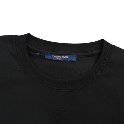 Louis Vuitton three-dimensional embossed logo short sleeves