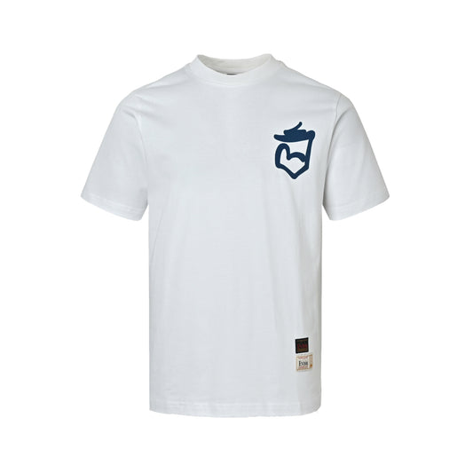 Evisu/福神 Little Seagull Pocket and Logo Graffiti Print Short Sleeve