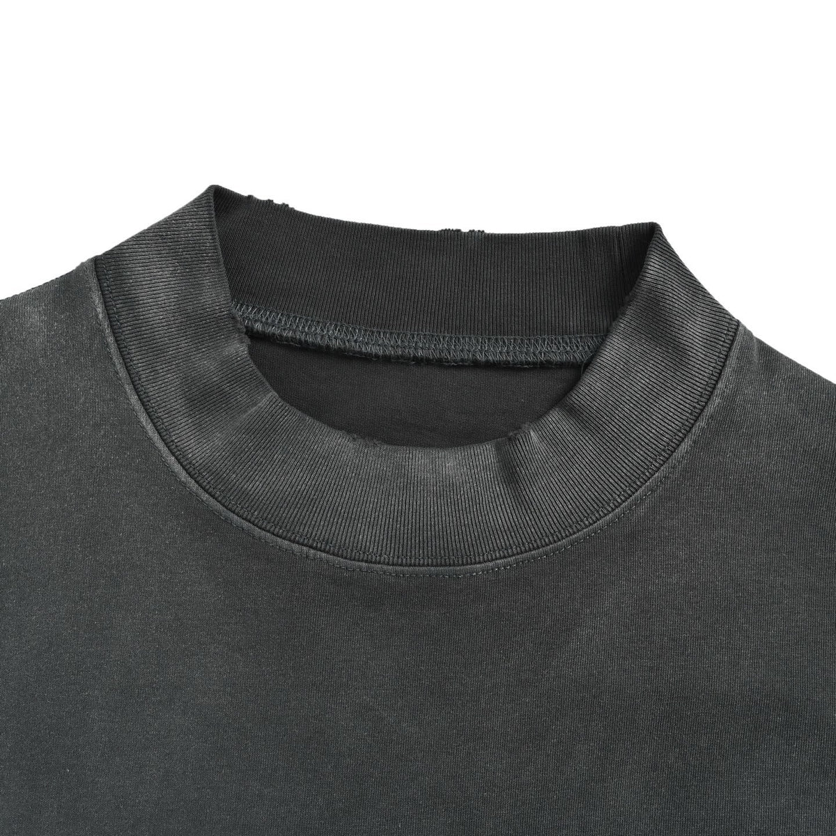 MAISON MARGIELA/Maggiela pocket graffiti distressed half turtleneck short sleeves