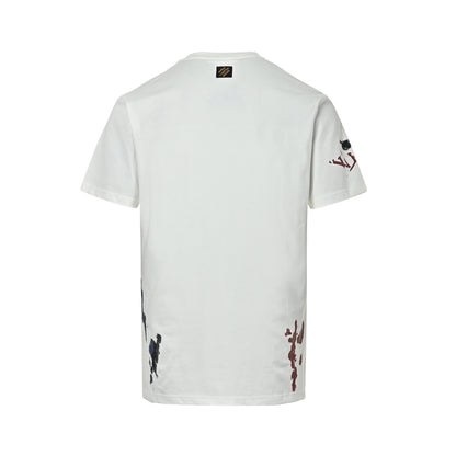 Louis Vuitton 26ss ink smudged presbyopia printed short sleeves
