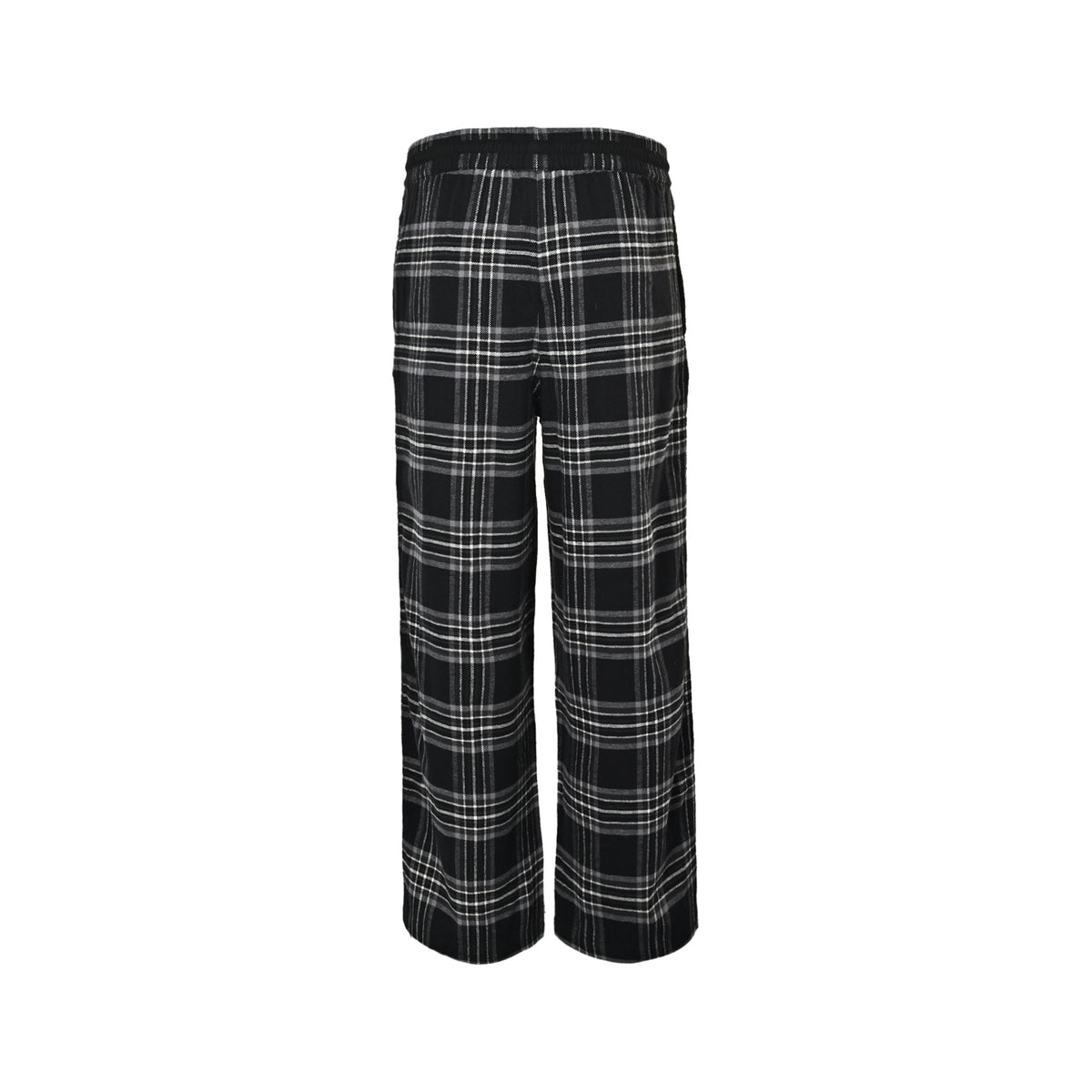 Chrome Hearts all-over plaid cross leather label trousers