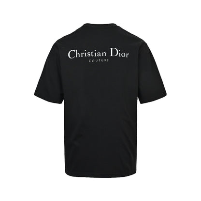 Dior classic front and back letter print short sleeves
