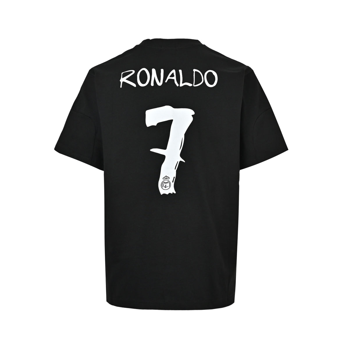 We11 Done Real Madrid Black Warriors Football Jersey Improved Short Sleeve