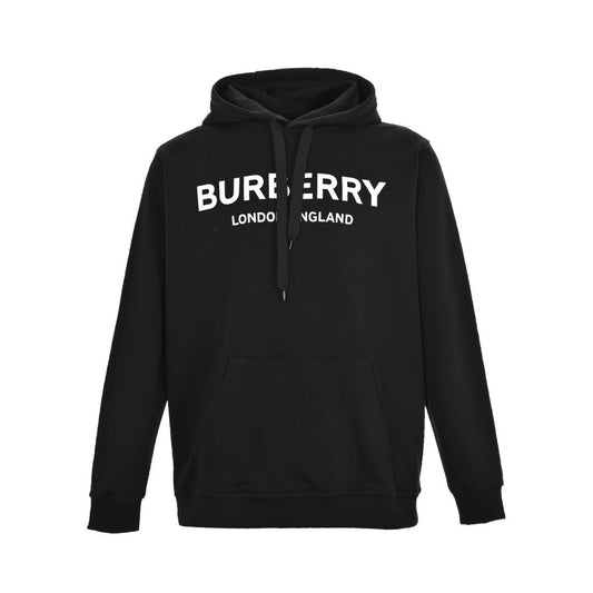 Burberry classic letter print hooded sweatshirt