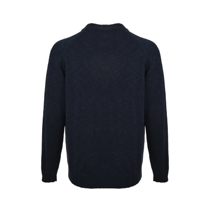 Stone Island embroidered logo crew neck sweater