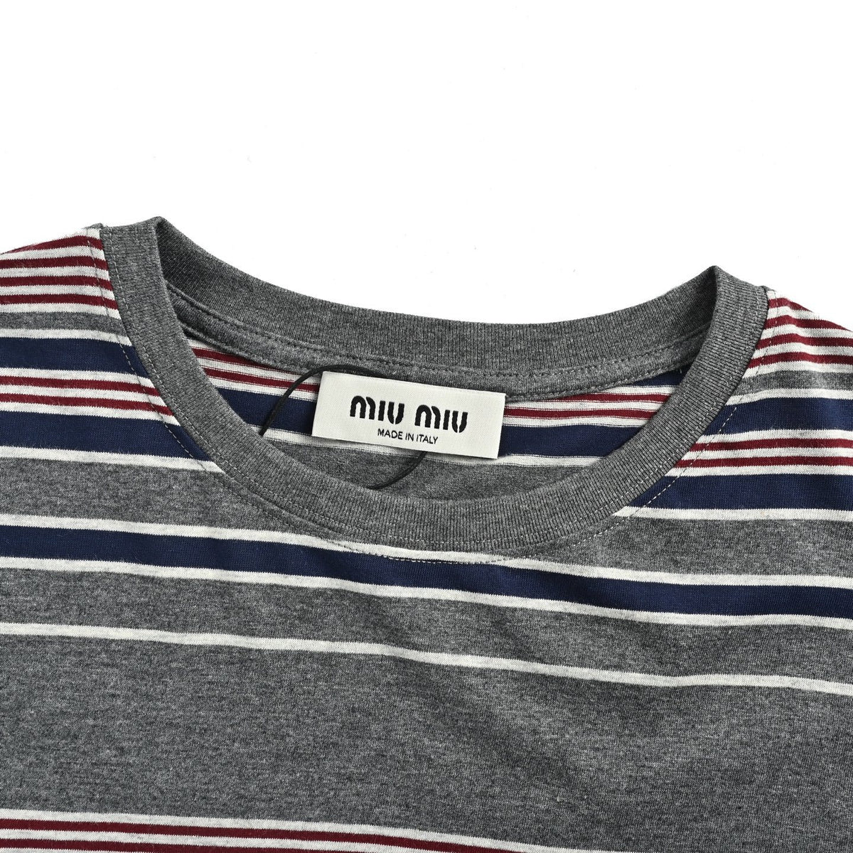 Miu Miu 25Fw Automne Striped Long Sleeve