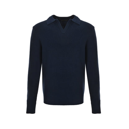 Prada seagull collar old money style cashmere sweater