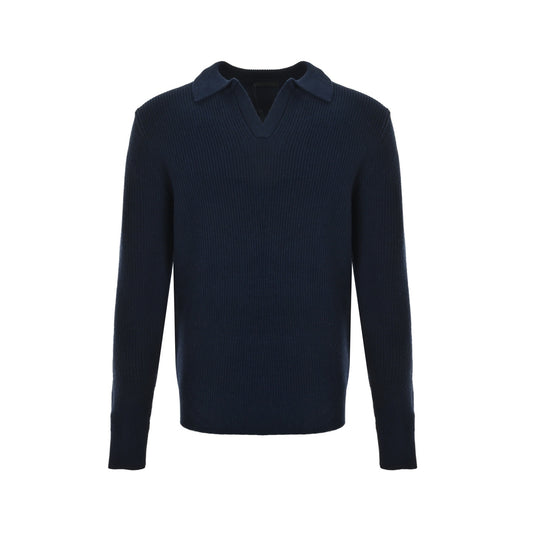 Prada seagull collar old money style cashmere sweater