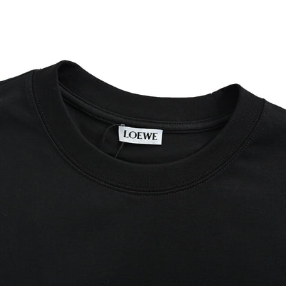 Loewe 26ss floral logo embroidered short sleeves