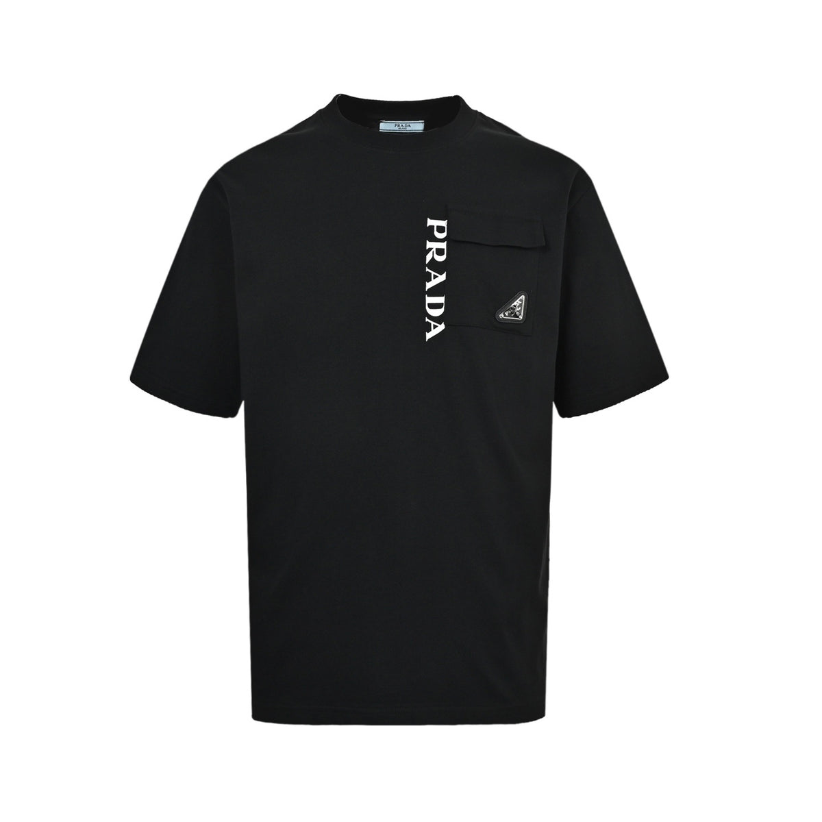 Prada letter print pocket triangle short sleeves