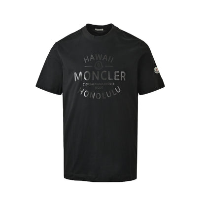 Moncler/Mask Letter Badge Small Label Short Sleeves