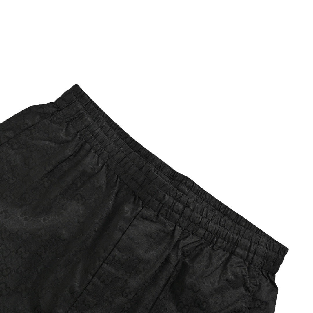 Gucci 24ss dark pattern double G jacquard cargo shorts