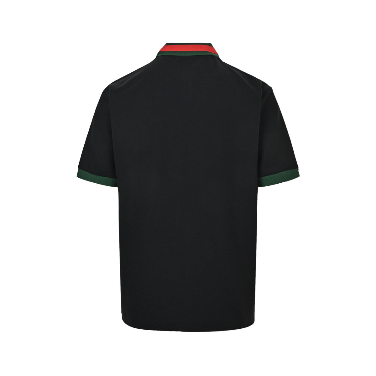 Gucci classic red and green webbing double G dark pattern embroidery Polo short sleeves