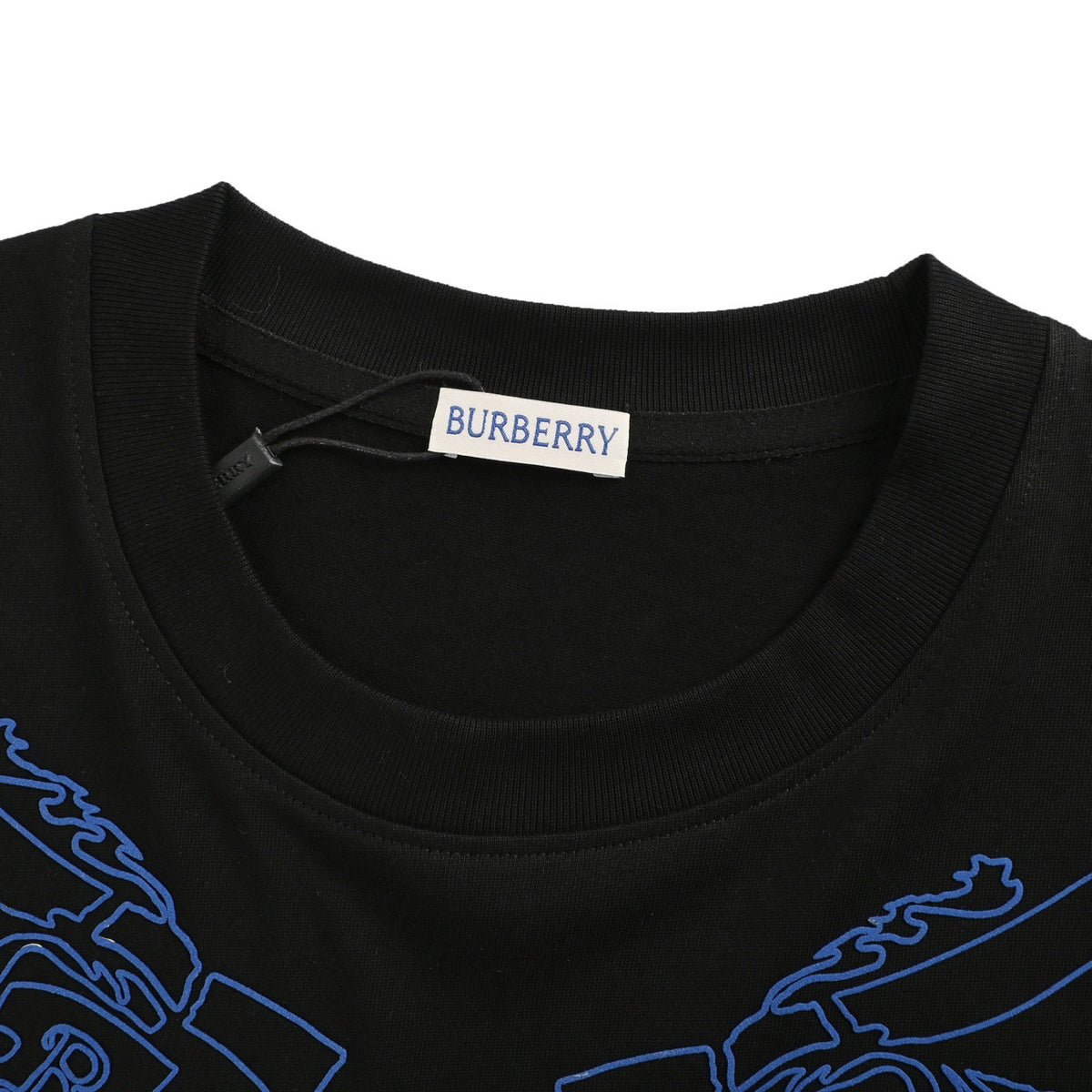 Burberry 25ss collar knight war horse print short sleeves