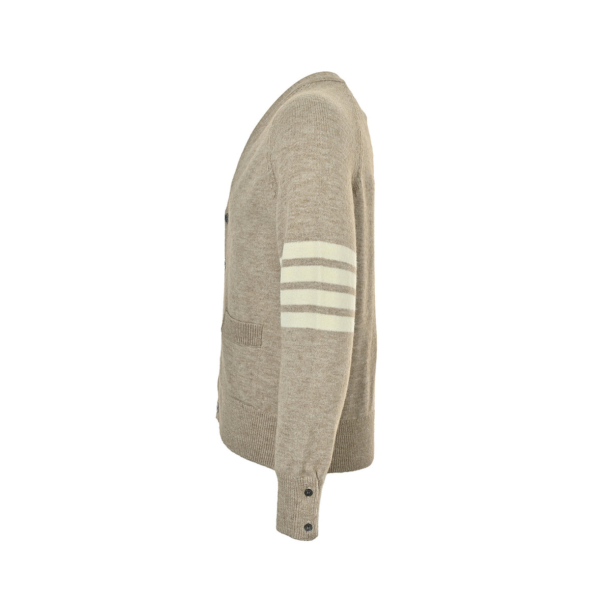 Thom Browne/Thom Brown four-bar wool cardigan sweater