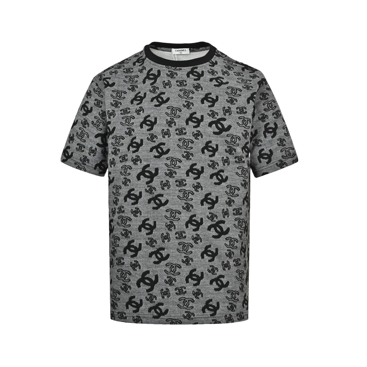 Chanel 26ss all-over presbyopia jacquard short sleeves