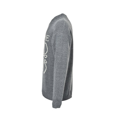 Loewe/Luoyiwei jacquard logo crew neck sweater