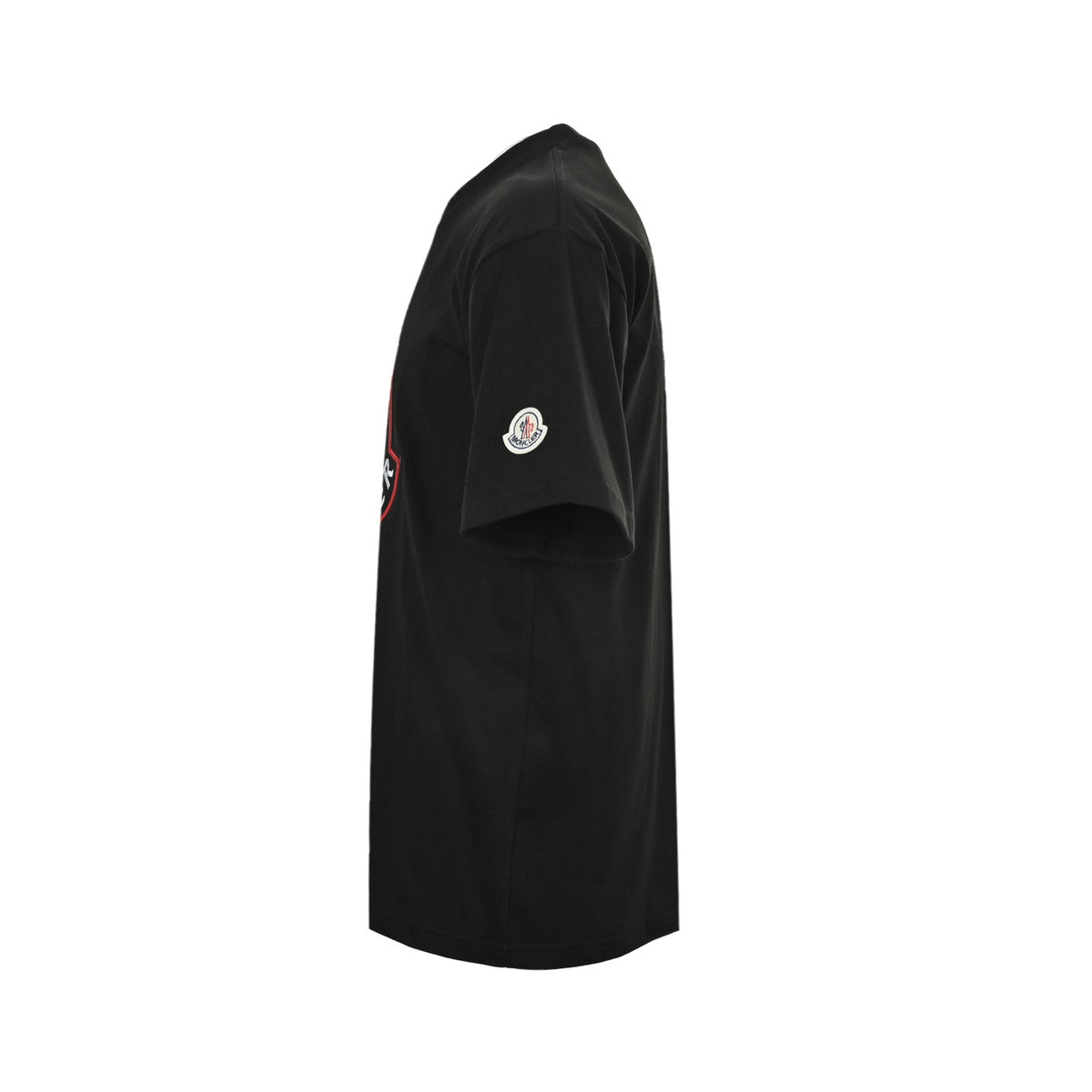 Moncler/Mask 26ss color block embroidered logo short sleeves