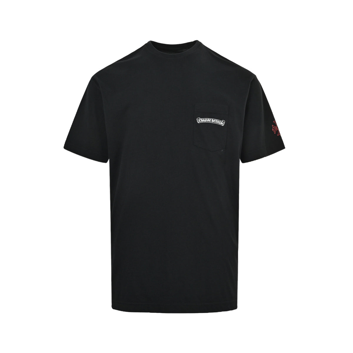 Chrome Hearts White Scroll Print Short Sleeves