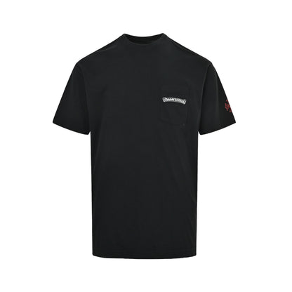Chrome Hearts White Scroll Print Short Sleeves