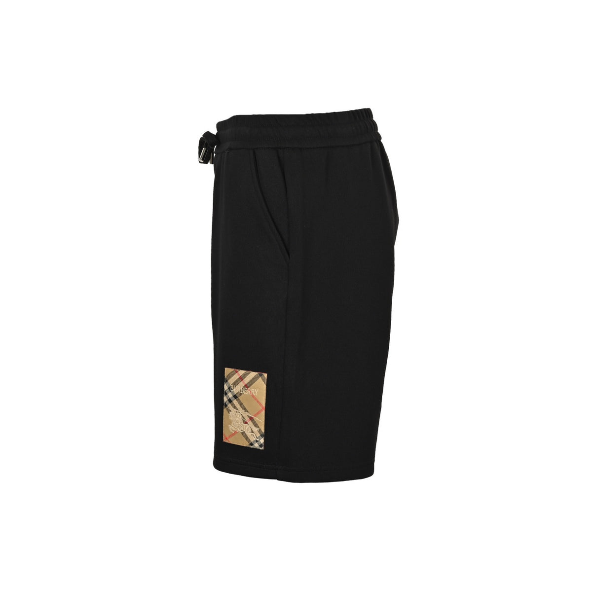 Burberry 25ss war horse patch laminated letter shorts