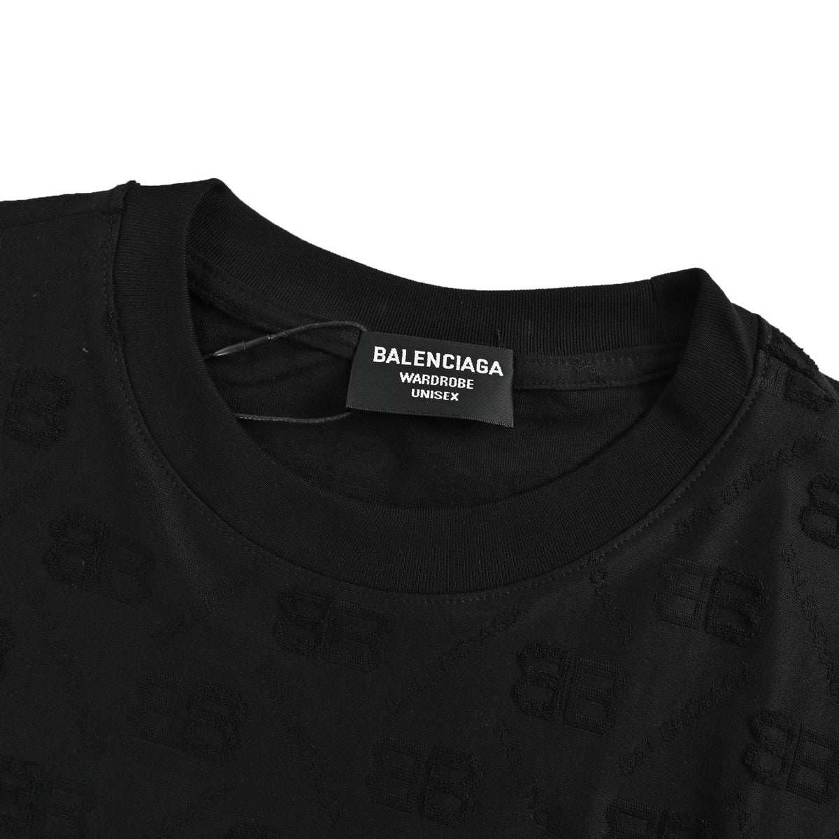 Balenciaga 26ss all-over presbyopia jacquard short sleeves