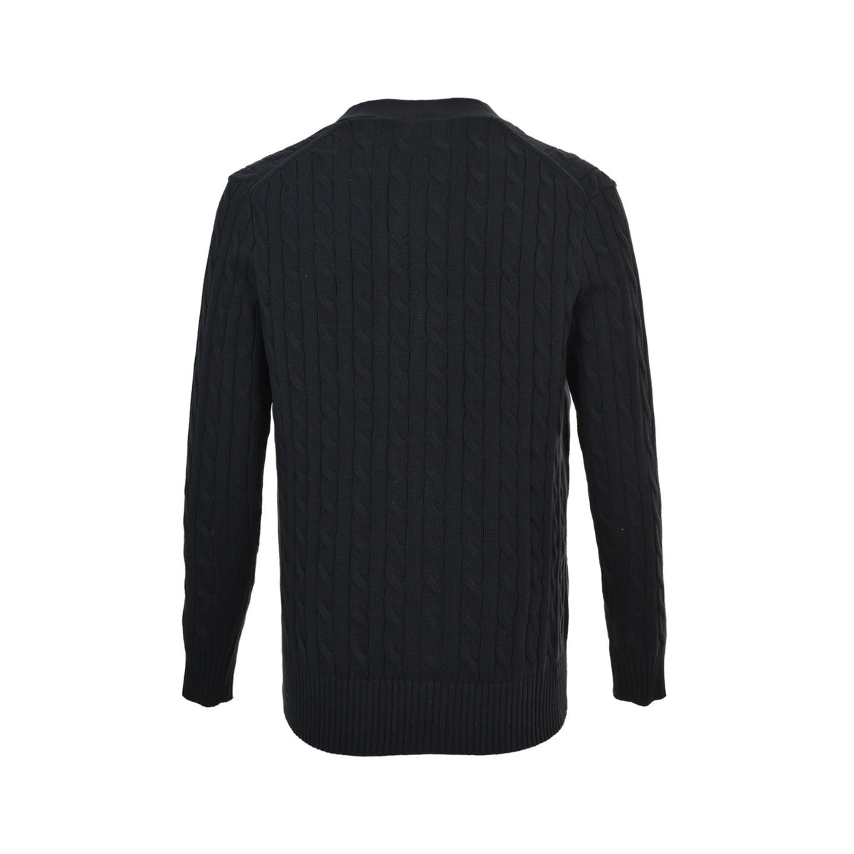 Ralph Lauren 25Fw embroidered pony logo cable knit sweater cardigan