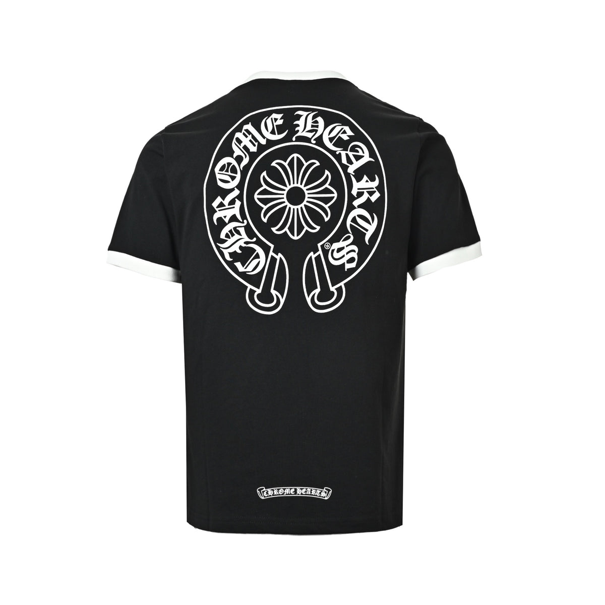Chrome Hearts Contrast Color Splicing Short Sleeves