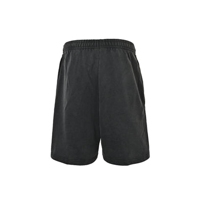 Balenciaga Puma joint embroidered logo washed shorts