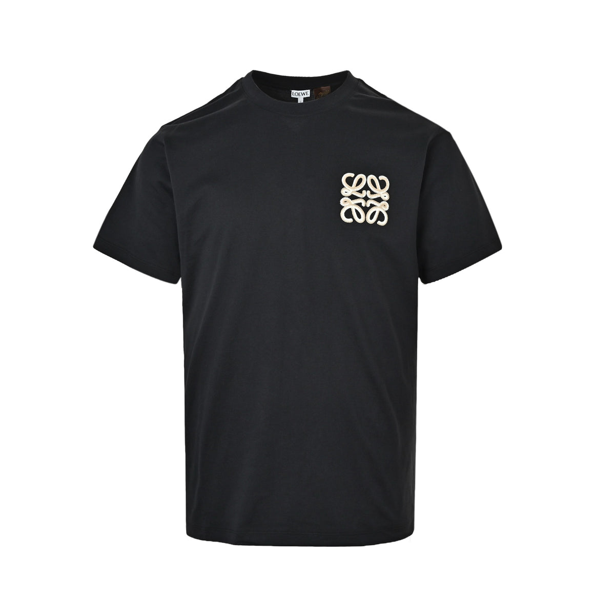 Loewe 26ss embroidered logo short sleeves