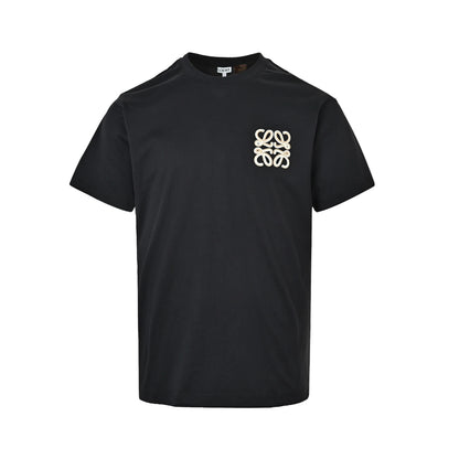 Loewe 26ss embroidered logo short sleeves