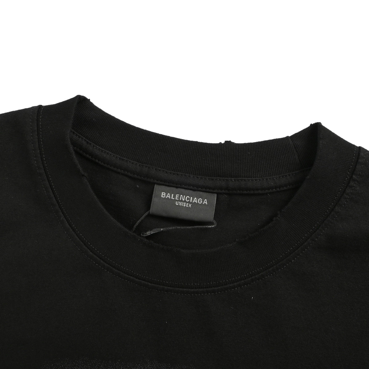 Balenciaga/Balanciaga 25ss lock letter embroidered inkjet short sleeves