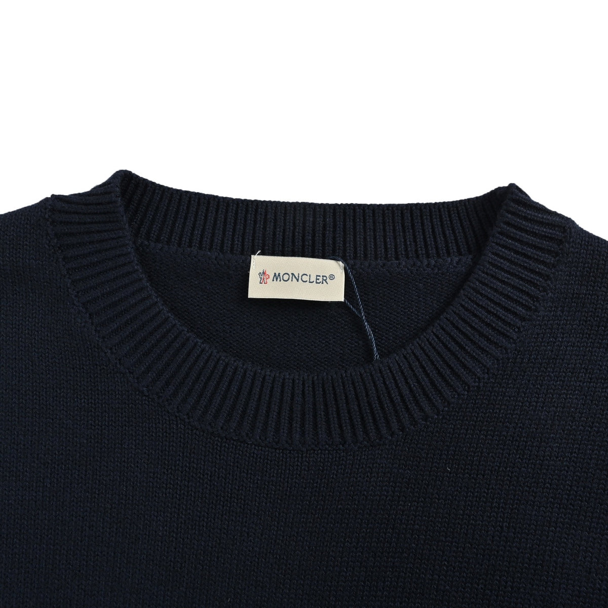 Moncler/Mask red letter embroidery knitted sweater