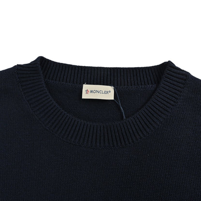 Moncler/Mask red letter embroidery knitted sweater