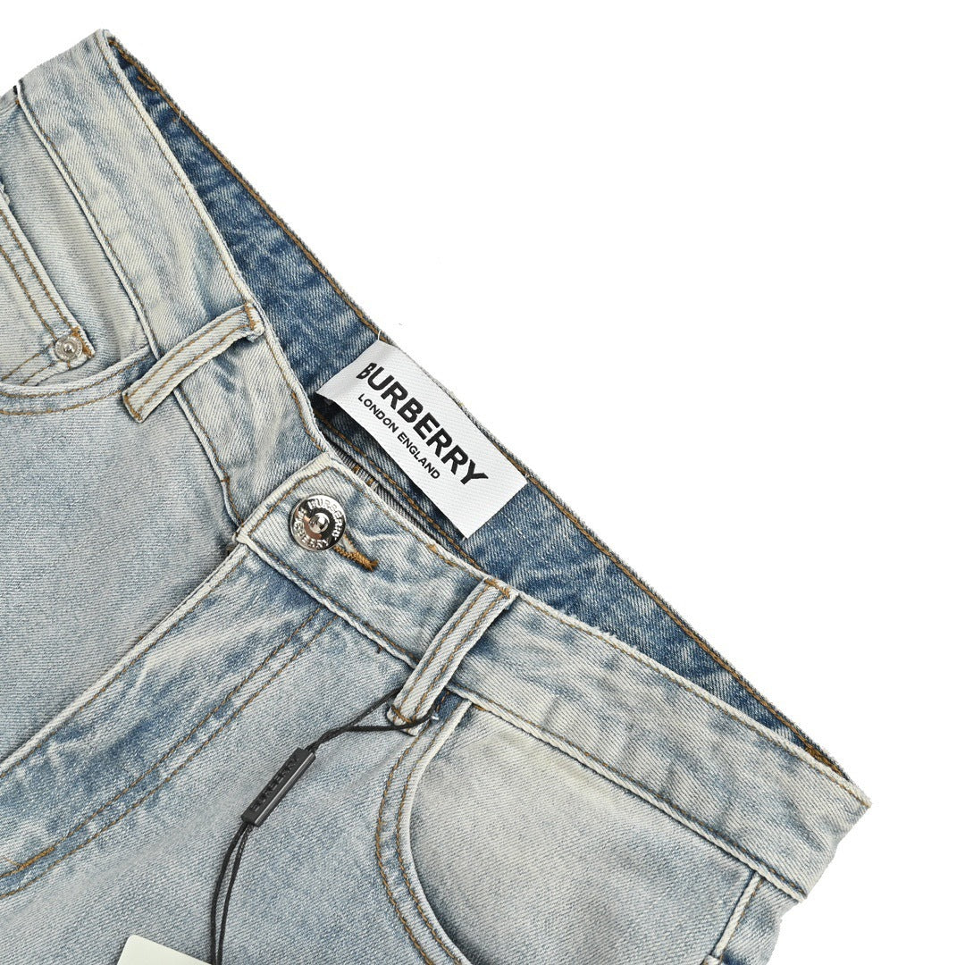 Burberry 24ss label pocket patch jeans